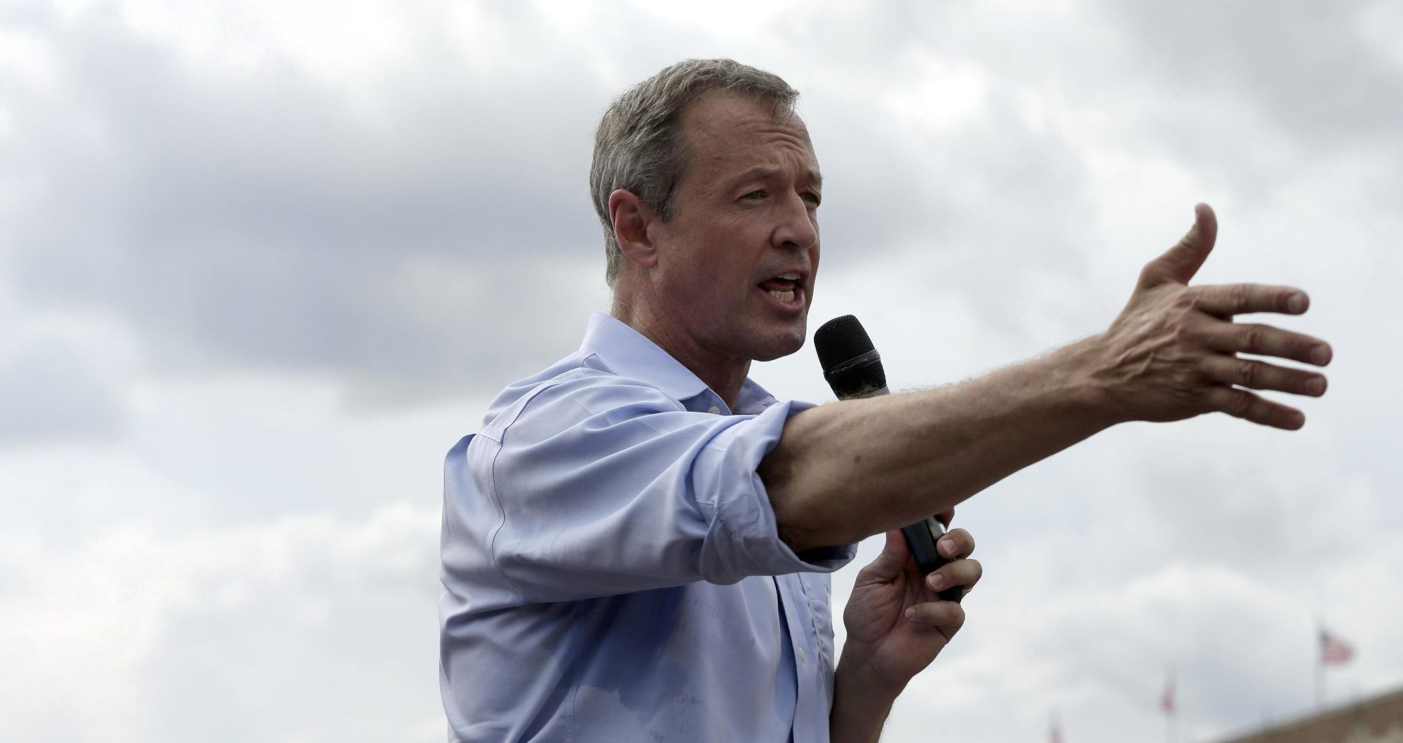 Martin O'Malley giving a speech